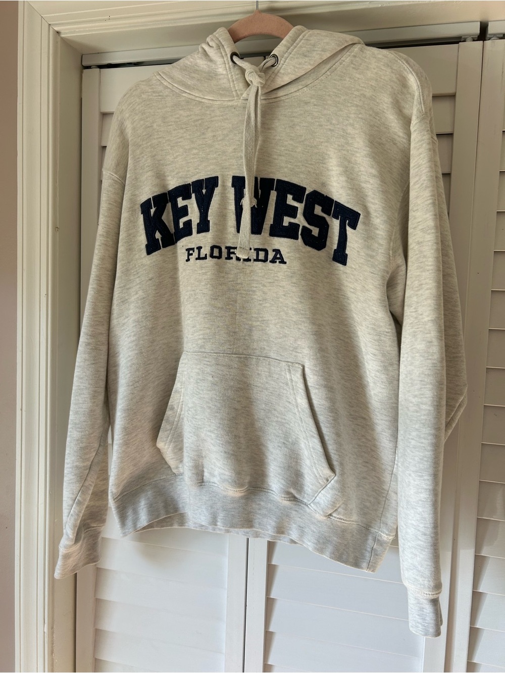 Light Gray 'Key West' Pullover Hoodie - Casual Women's Sweatshirt